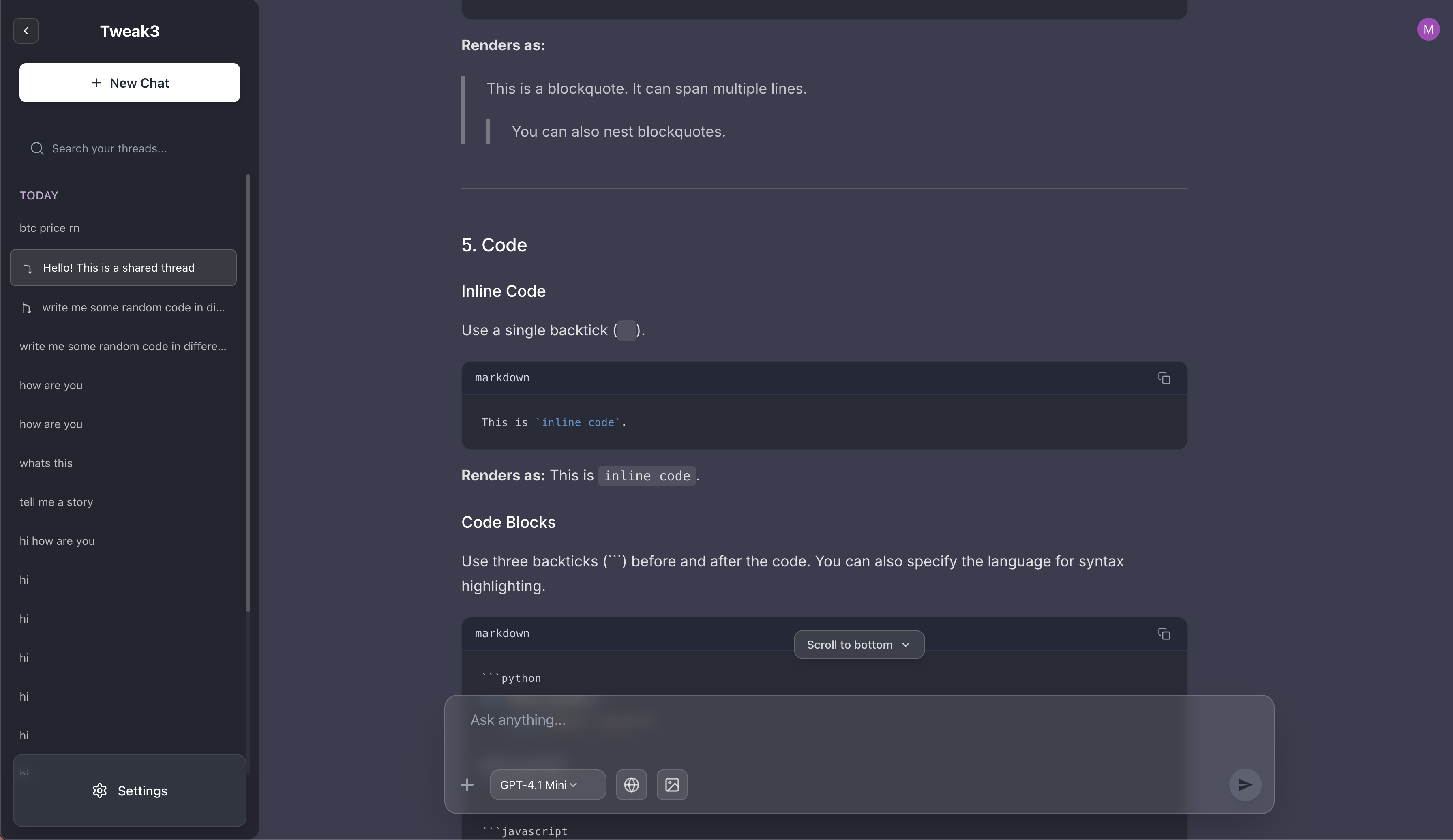 Tweak3 screenshot 1